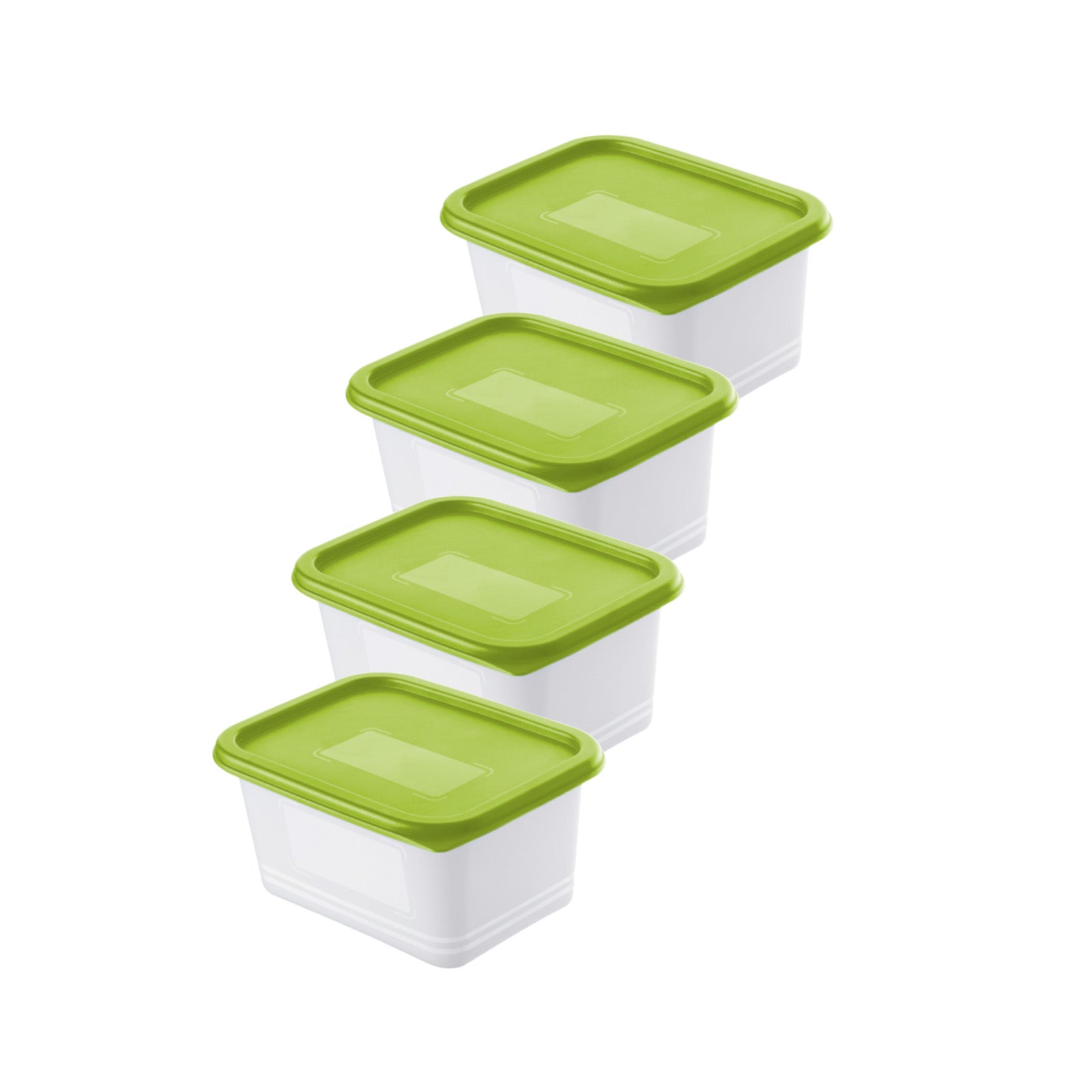 4er Set Gefrierdosen 0,75 l DOMINO – Rotho